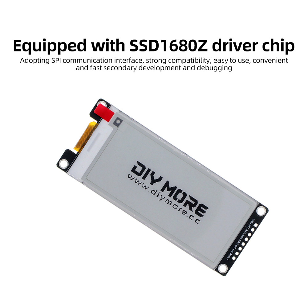 Tela de 2,9'' em Preto, Branco - Display Epaper 2.9 avaliação e preço
