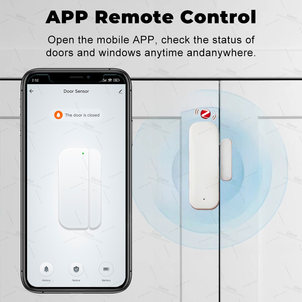 Zigbee janela porta sensor de  - Home Automation Technology avaliação e preço