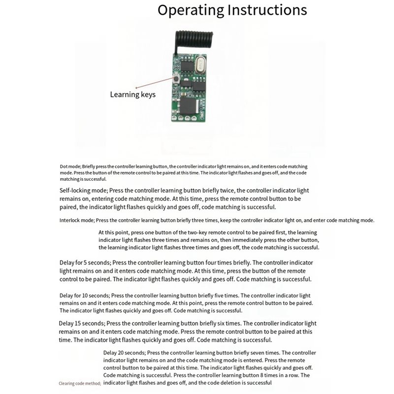 Y45A-Para Controlador de Inter - 433Mhz Receiver Module avaliação e preço