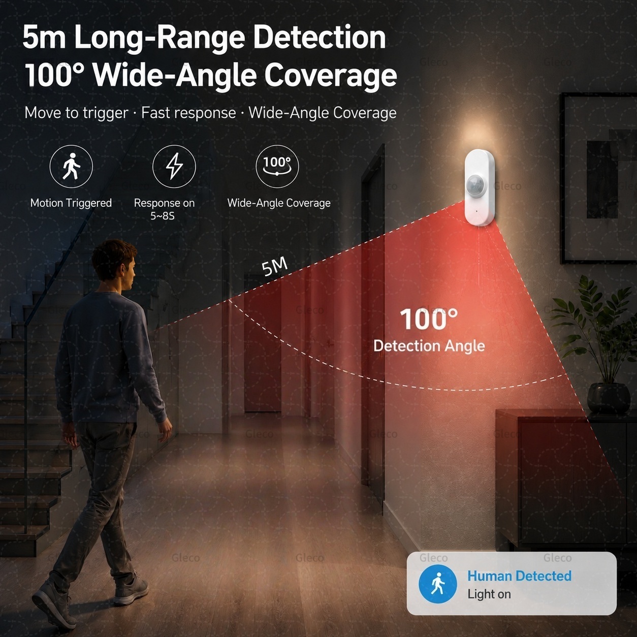 Sensor de Movimento Humano PIR - Home Automation Technology avaliação e preço
